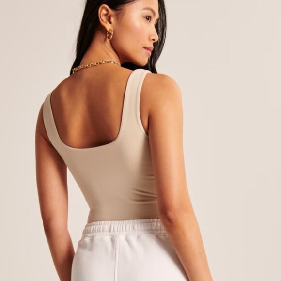 Tan Abercrombie Bodysuit - Picture 2 of 5